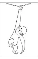 Curious George kleurplaat 5